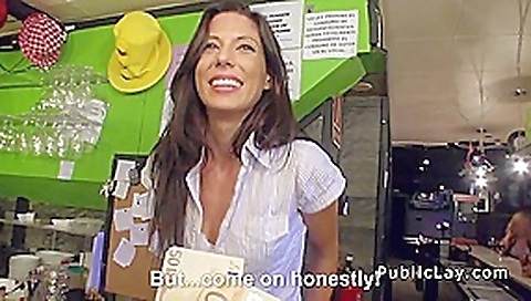 Waitress fucking in public bar for cash Waitress fucking in public bar for cash