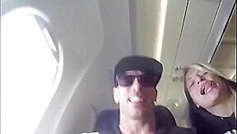 Airplane public blowjob Airplane public blowjob