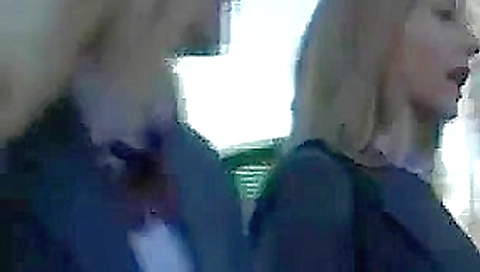 teen 18+ girl fucks an Asian man in a school bus