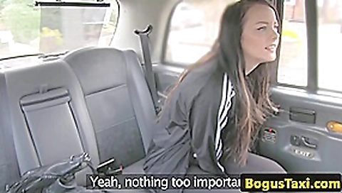 Cockhungry british taxi babe rough fucked Cockhungry british taxi babe rough fucked