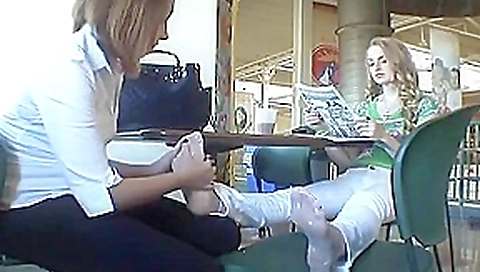Princess Britt public foot worship Princess Britt public foot worship