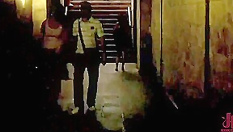 Slatko malo srpski slut comes to hungary for public bdsm