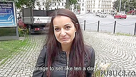 Eurobabe flashes her tits and pounded in public place Eurobabe flashes her tits and pounded in public place