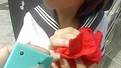 Barely legal Asian in school uniform sucking inside a restroom Barely legal Asian in school uniform sucking inside a restroom