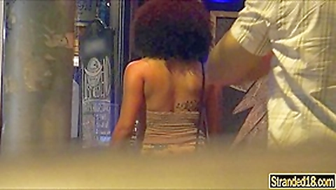 Slutty Julie Kay hooked up and banged in public place